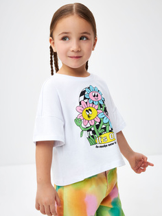 Футболка детская Sela 3804040221 белый, 104