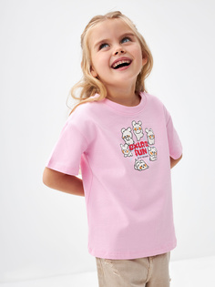 Футболка детская Sela 3804040257 светло-розовый, 116