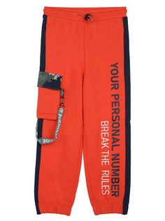 Брюки детские PlayToday Kids 12312281, красный, черный, 104