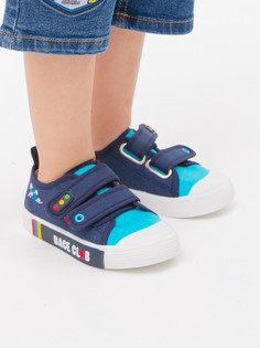 Кеды PlayToday Newborn-Baby 12319010, голубой, тёмно-синий, 24