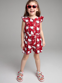 Комбинезон детский PlayToday Kids 12342078, красный, белый, 110