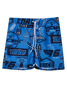 Шорты плавательные детские PlayToday Tween 12311146, синий, черный, белый, 170