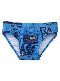 Плавки детские PlayToday Kids 12312123, синий, черный, белый, 104