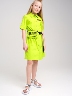 Платье детское PlayToday Tween 12321218, светло-зеленый, 170