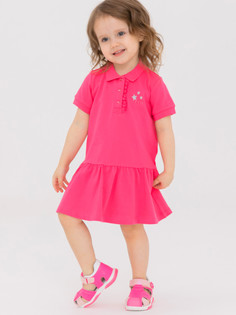 Платье детское PlayToday Baby 12329112, фуксия, 86