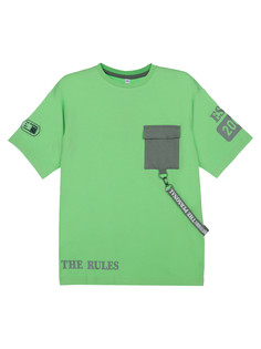 Футболка детская PlayToday Tween 12311261, светло-зеленый, 140