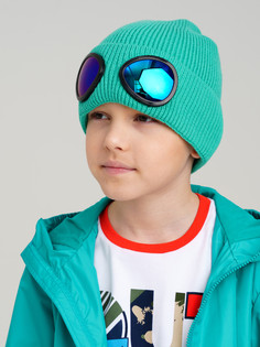 Шапка детская PlayToday Tween 12311181, темно-зеленый, 54