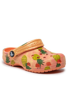 Сабо Classic Pool Party Clog K 207826 Crocs оранжевый 30,5 EU