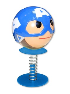 Игрушка-прыгун 1toy Чпок-Скок Marvel Капитан Америка