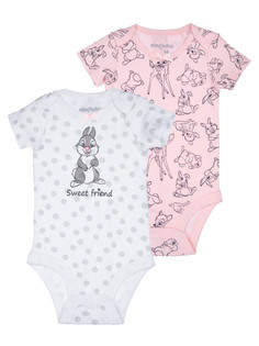 Боди детское PlayToday Newborn-Baby 12349072, белый, светло-розовый, светло-серый, 68