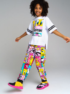 Брюки детские PlayToday Tween 12341012, разноцветный, 158