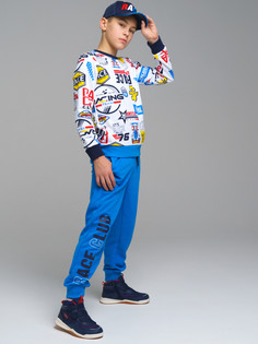 Брюки детские PlayToday Tween 12311017, голубой, 176