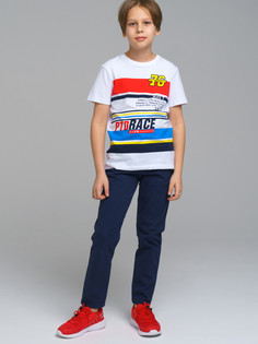 Брюки детские PlayToday Tween 12311045, тёмно-синий, 152