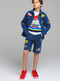 Шорты детские PlayToday Tween 12311043, синий, 170