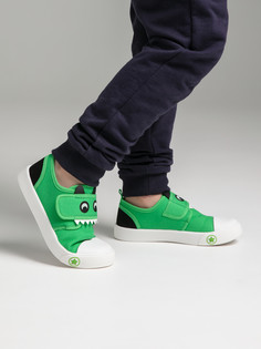 Кеды PlayToday Kids 12312237, зеленый, черный, 29