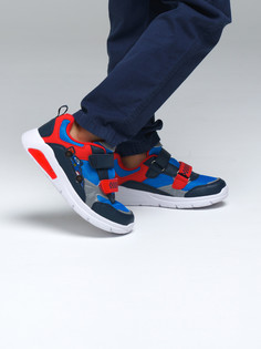 Кроссовки PlayToday Kids 12312335, тёмно-синий, голубой, красный, серебристый, 26