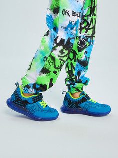 Кроссовки PlayToday Kids 12312332, голубой, черный, светло-зеленый, 30