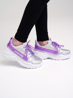 Кроссовки PlayToday Tween 12321501, фиолетовый, серебристый, 33