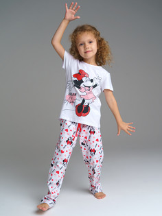 Пижама детская PlayToday Kids 32242415, белый, разноцветный, 104