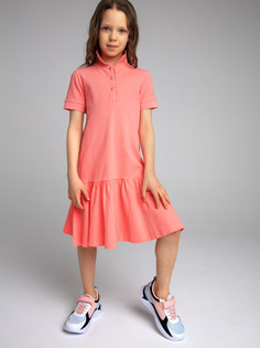 Платье детское PlayToday Tween 12321045, коралловый, 146
