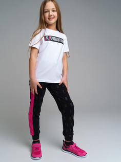 Футболка детская PlayToday трикотажная, белый размер 158