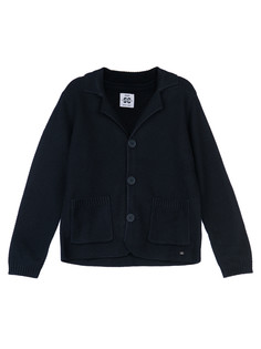 Кардиган детский PlayToday трикотажный, синий размер 158