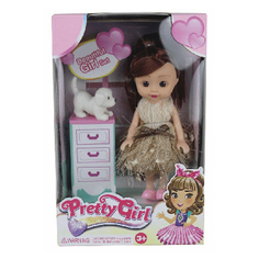 Кукла с собачкой Pretty Girl No Brand
