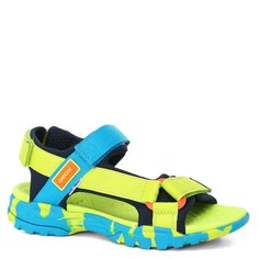 Сандалии GEOX J150RA, желто-зеленый, 35