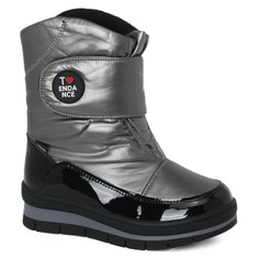 Дутики Tendance 1703-11PM, темно-серебряный, 25