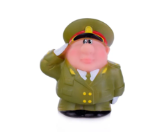 Фигурка из ПВХ. Военный. Пластмассовая. Весна