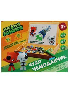 Игрушка деревянная "Ми-ми-мишки" чудо-чемоданчик, коробка Буратино
