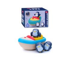 Игрушка для купания 368-8A "Пингвин" на батарейках, в коробке Oubaoloon