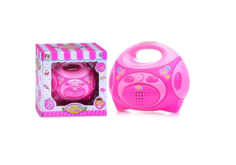 Магнитофон игрушечный 3521-19 на батарейках, в коробке Oubaoloon