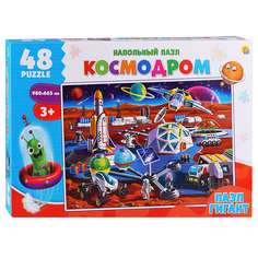 Напольные пазлы 48 Гигант "Космодром" (поле 980х665) Рыжий кот