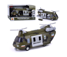 Вертолет WY641A 1:16 (свет, звук) на батарейках, в коробке Wen Yi