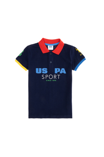 Поло U.S. Polo Assn. темно-синий, 104,110, G083SZ011-000-1573070-T-TIZNIKKIDS_VR033_4_5
