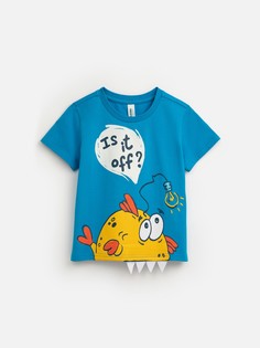 Футболка для мальчиков ACOOLA 20120510196, синий р.128