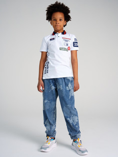 Джинсы детские PlayToday Tween 12311248, джинсовый, разноцветный, 134