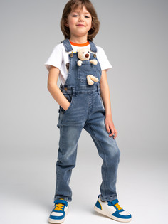Полукомбинезон детский PlayToday Kids 12312173, синий, 98