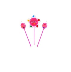 Свечи для торта Girls 6,5 см 10 шт No Brand