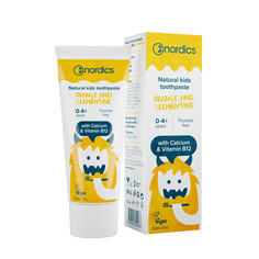 Паста зубная Nordics Natural Kids Toothpaste детская, orange and clementine, 50 мл