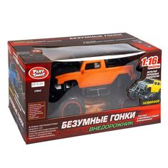Машинка радиоуправляемая Play Smart Безумные гонки FullFunc Джип внедорожник М 1:16 Playsmart