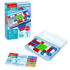 Игра настольная логическая БондиЛогика Bondibon "IQ-КУБИКИ"