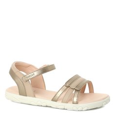 Сандалии GEOX J SANDAL HAITI GIRL для девочек J258ZA платиновый 31р.