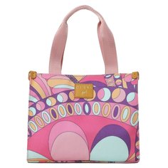 Сумка с ручками тоут GUESS MINI SHOULDER TOTE BAG для девочек розовый средний