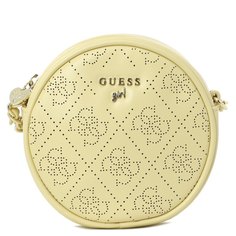 Сумка через плечо GUESS MINI CROSSBODY BAG для девочек светло-желтый маленький