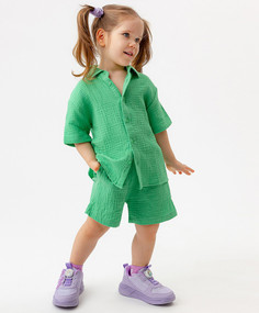 Шорты детские Button Blue 123BBGMC60024800 зеленый, 98