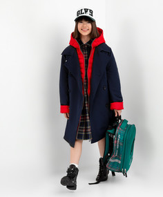 Пальто детское Gulliver 223GSGC4504 синий, 164