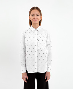 Рубашка детская Gulliver 223GSGC2202 белый, 170