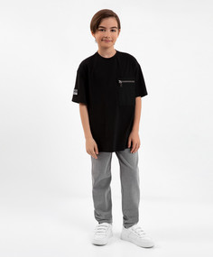 Брюки детские Gulliver 223GSBC5601 серый, 128